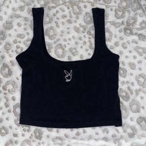 PacSun black crop top
